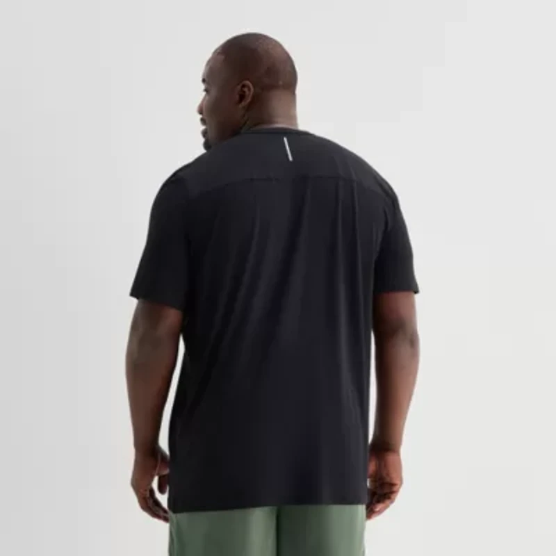 Xersion Mens Crew Neck Short Sleeve Quick Dry Big and Tall T-Shirt