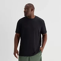 Xersion Mens Crew Neck Short Sleeve Quick Dry Big and Tall T-Shirt