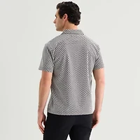 J. Ferrar Johnny Collar Mens Long Sleeve Pullover Sweater