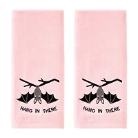 Saturday Knight Hang In Ther Bat Hand Towel 2-pc. Hand Towel