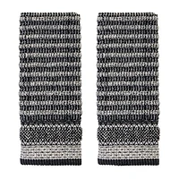 Saturday Knight Lewis 2-pc. Embellished Jacquard Hand Towel