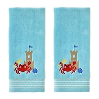 Saturday Knight Crabby Castle 2-pc. Beach + Nautical Hand Towel