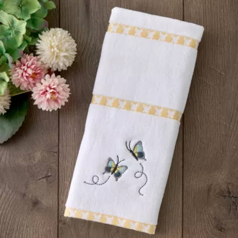 Saturday Knight Dancing Butterflies Hand Towel 2-pc. Animals + Insects Hand Towel