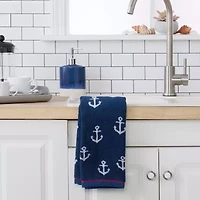 Saturday Knight Anchor 2-pc. Embellished Jacquard Hand Towel