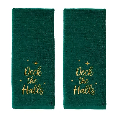 Saturday Knight Deck The Halls 2-pc. Hand Towel