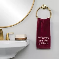 Saturday Knight Leftovers Are For Quitters 2-pc. Hand Towel