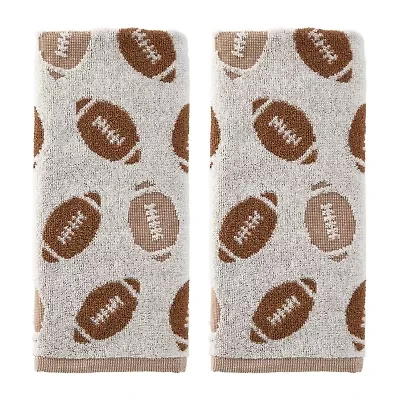 Saturday Knight Football 2-pc. Embellished Hand Towel