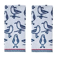 Saturday Knight Seagull Sam 2-pc. Embellished Birds Hand Towel