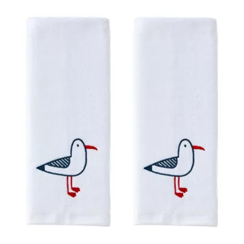 Saturday Knight Seagull Portrait 2-pc. Birds Hand Towel