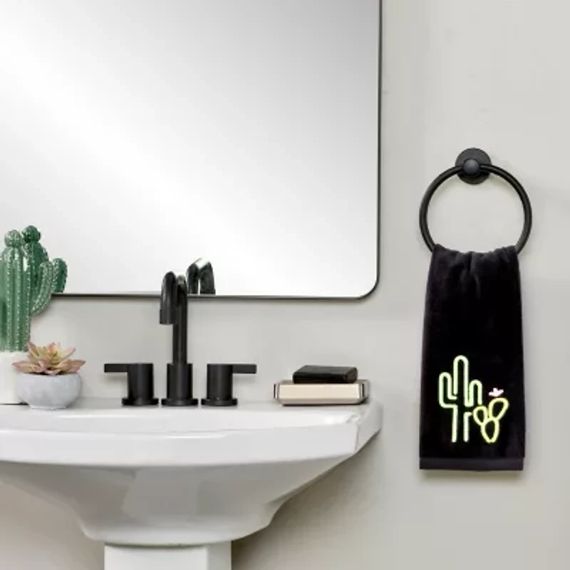 Saturday Knight Neon Cactus 2-pc. Hand Towel