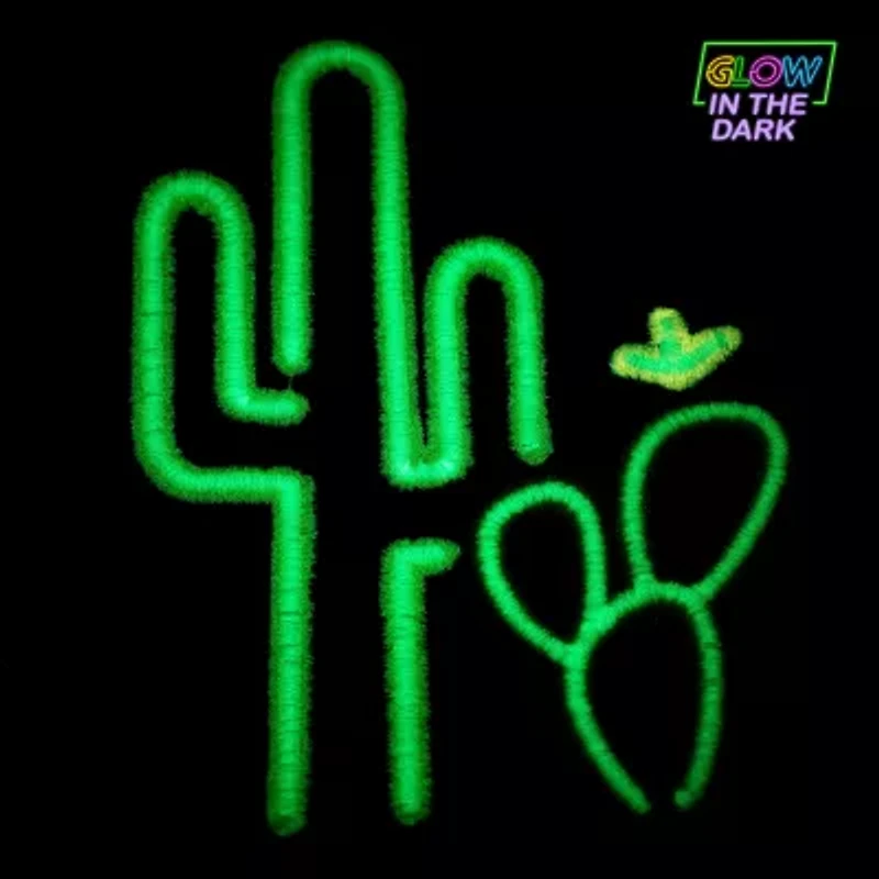 Saturday Knight Neon Cactus 2-pc. Hand Towel