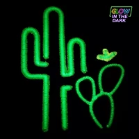 Saturday Knight Neon Cactus 2-pc. Hand Towel