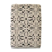 Saturday Knight Lisbon Bath Towel Embellished Brocade Bath Towel