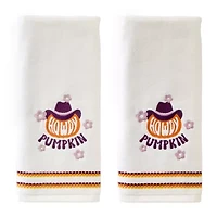Saturday Knight Howdy Pumpkin 2-pc. Hand Towel