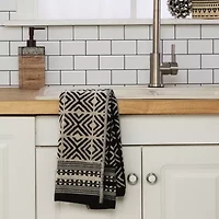 Saturday Knight Diamond Grid 2-pc. Embellished Geometric Hand Towel