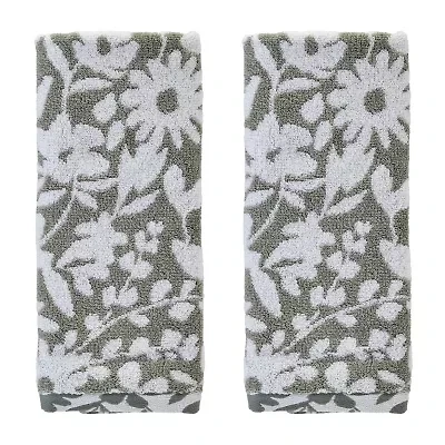 Saturday Knight Bedford Floral 2-pc. Embellished Hand Towel