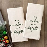 Saturday Knight All Is Calm Hand Towel 2-pc. Hand Towel