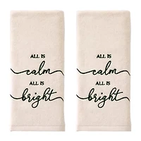 Saturday Knight All Is Calm Hand Towel 2-pc. Hand Towel