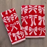 Saturday Knight Bow 2-pc. Embellished Hand Towel