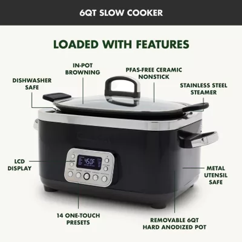 GreenPan Elite 6 Qt Slow Cooker