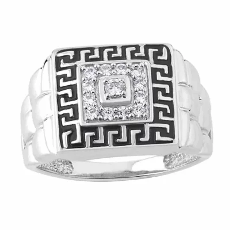 Mens 2MM 1/3 CT. T.W. Genuine White Diamond 10K Gold Band