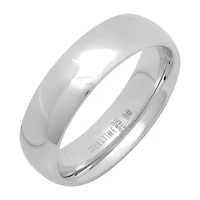 Steeltime Mens 6MM Stainless Steel Band