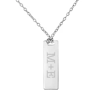 Womens Sterling Silver 18 Inch Pendant Necklace