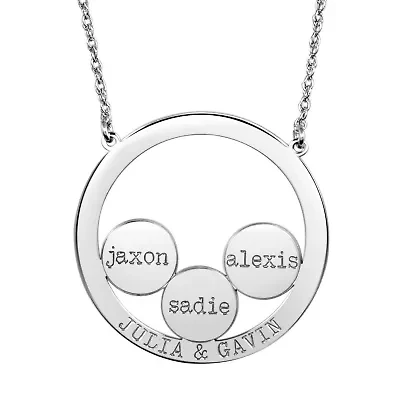 Womens 10K Gold 18 Inch Pendant Necklace