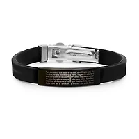 Steeltime Mens Stainless Steel 8 Inch Solid Id Bracelet