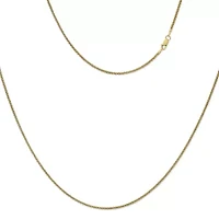Made in Italy Womens 24K Gold Over Silver Sterling Silver 24 Inch Perfectina Chain Necklace