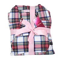 White Mark Womens Long Sleeve Pant Pajama Set 3-pc.