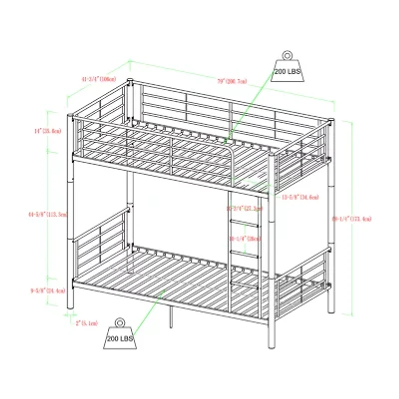 Pearson Twin-Over-Twin Bunk Bed