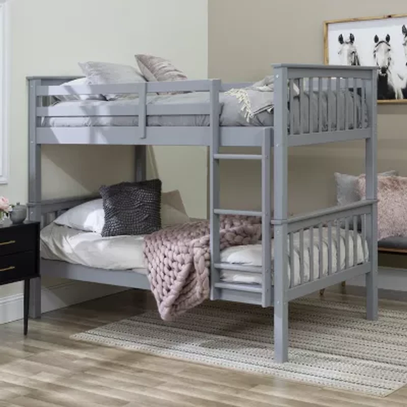 Solid Wood Mission Design Bunk Bed