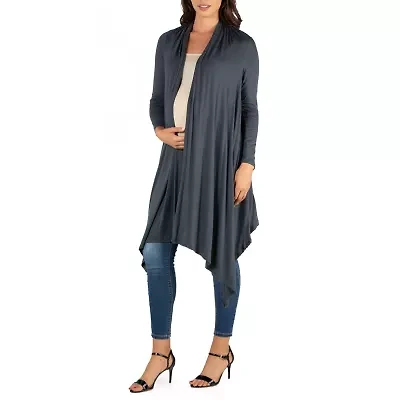 24seven Comfort Apparel Womens Midweight Maternity Soft Shell Vest