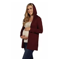 24seven Comfort Apparel Womens Midweight Maternity Soft Shell Vest