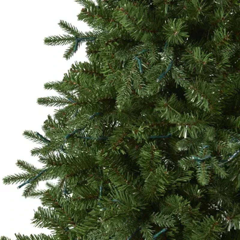 Nearly Natural 6 Foot Vermont Fir With 250 Clear Led Lights Pre-Lit Artificial Christmas Tree