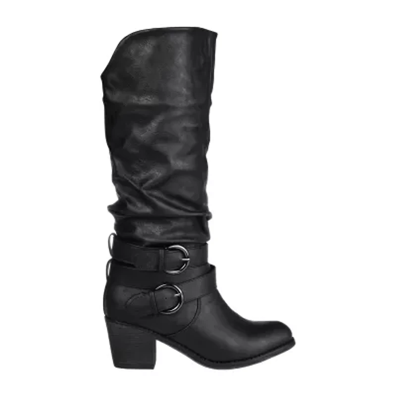 Journee Collection Womens Late Riding Boots