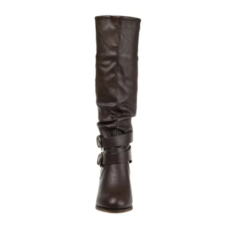 Journee Collection Womens Late Riding Boots