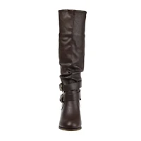 Journee Collection Womens Late Riding Boots