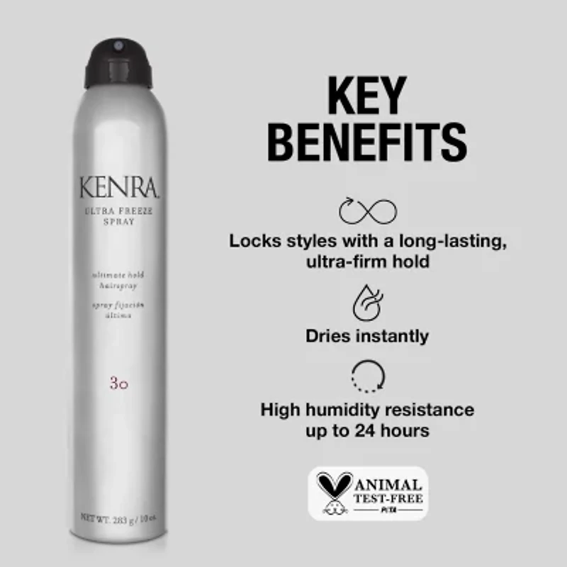 Kenra Ultra Freeze Spray 30 10 Oz Hair Spray 10 oz.