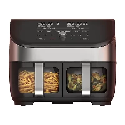 Instant 8-Qt. See-Through Dual Basket Air Fryer