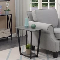 Convenience Concepts Graystone Accent Furniture Storage End Table
