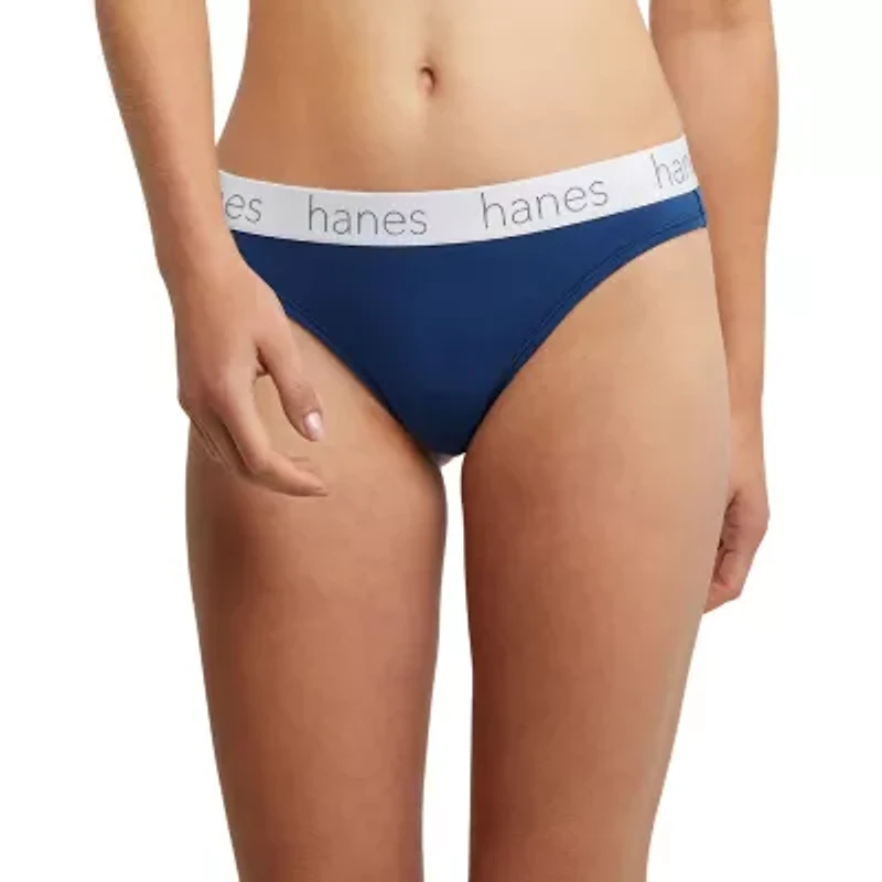 Hanes Originals Ultimate Cotton Stretch Women’s Thong Underwear Pack, 3-Pack 45UOBT