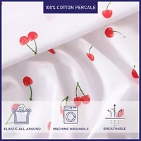 Poppy & Fritz Cotton Percale Sheet Set