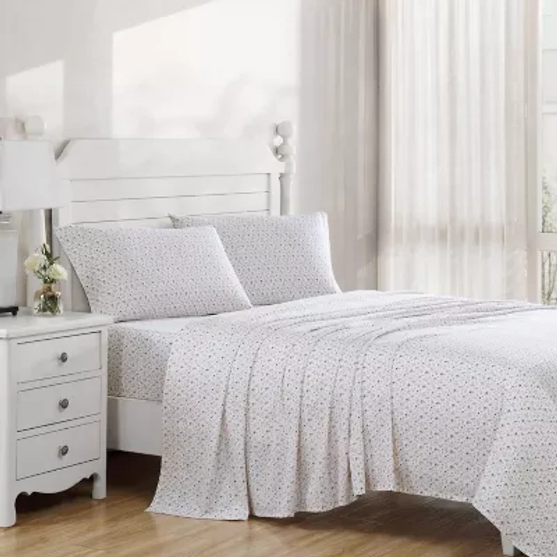 Laura Ashley Sateen Cotton 300tc Sheet Set