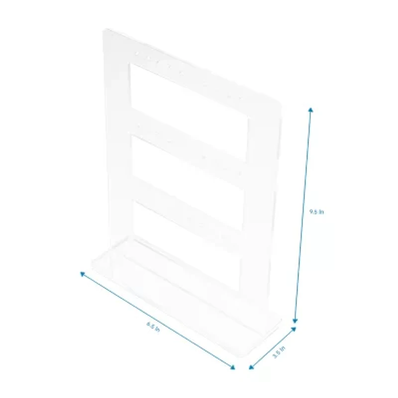 Home Expressions Acrylic Earring Jewelry Organizer