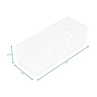 Home Expressions 3-Compartment Makeup Organizer
