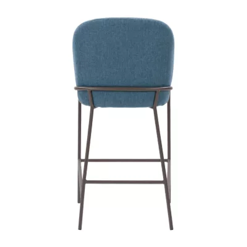 Corliving Blakeley Counter Height Upholstered Bar Stool