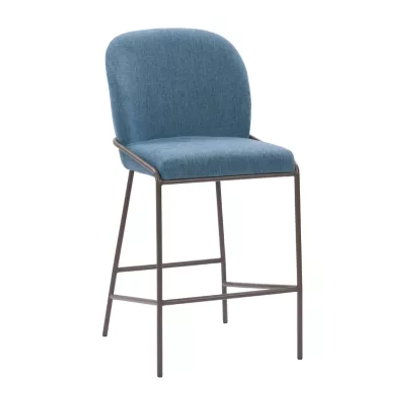 Corliving Blakeley Counter Height Upholstered Bar Stool