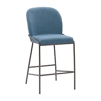 Corliving Blakeley Counter Height Upholstered Bar Stool